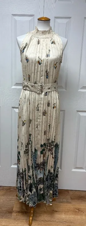 Ranna Gill for Antropologie Aria Pleated Maxi‎ Dress - Size S. thumbnail 1