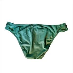 Victoria's Secret Seafoam Blue Green Knockout Solid Bikini Bottoms Sz Large. thumbnail 2
