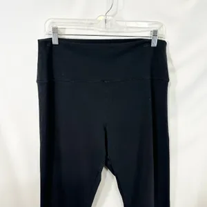 OFFLINE by Aerie XL Leggings OG Original High Waisted Solid Black Ankle‎ 1383 thumbnail 3