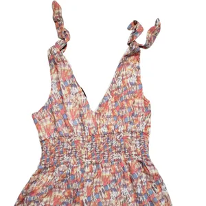 Gypsies & Moondust Mini Sun Dress Small Geometric Tie Shoulder Boho thumbnail 8