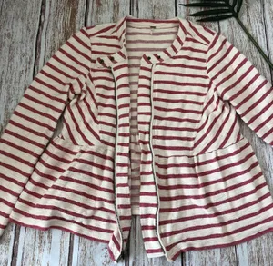 Peplum Striped Jacket Large thumbnail 6