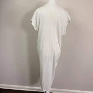 Colorush Studio Jixy Cotton Silk Cashmere Button Front Maxi Dress Cream Small thumbnail 5