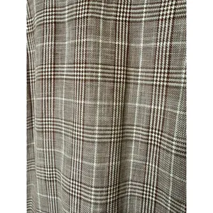 NWOT Maeve by Anthropologie Plaid Double-Breasted Blazer - Taupe/Beige size 8 thumbnail 6