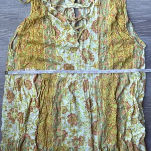 FREE PEOPLE Hanalei Bay Dress in Yellow Combo Small thumbnail 13
