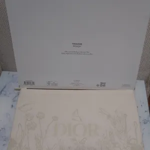 Christian Dior Cream Spring Flower Clutch Bag Pouch Limited Edition New In Box thumbnail 3