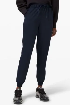 Lululemon Keep Moving Jogger high rise relaxed fit navy blue Size 2 thumbnail 1