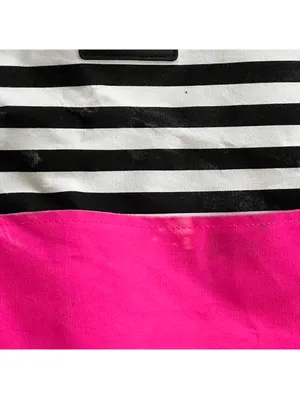 Vintage Y2K Victoria’s Secret Pink Striped Tote Bag Beach Shoulder Bag 💗 thumbnail 5