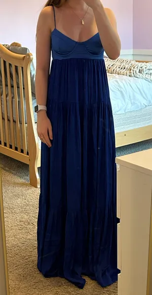 Isabelle's Cabinet All Night Long Maxi Dress - Blue thumbnail 4