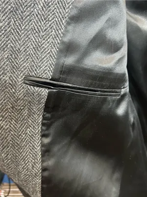 London Fog Women's Charcoal Herringbone Single-Breasted Trench Coat thumbnail 12