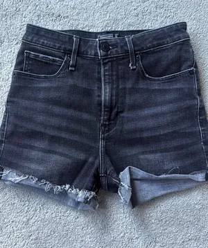 Abercrombie & Fitch Simone High Rise Jean Short thumbnail 1