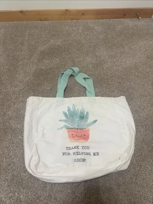Urban Outfitters Plant Canvas Tote Bag thumbnail 2