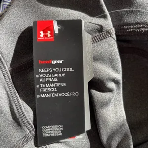 Womens under armour compression heat gear grey leggings thumbnail 3