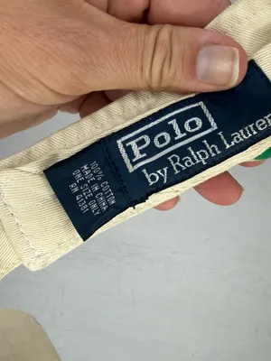 Vintage Distressed Khaki Polo Ralph Lauren Visor thumbnail 6