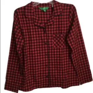 Dip Sleepwear PJ/Pajama Red & Black Check Plaid thumbnail 2
