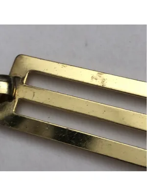 Gold Tone Vintage Rectangular Chain Link Boho Retro Belt thumbnail 3