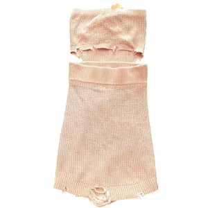 SER.O.YA Lola Knit‎ Distressed Strapless Cutout Dress NWT Small thumbnail 2