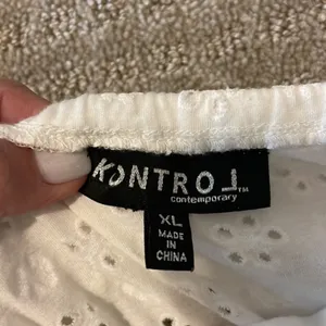 Kontrol White Eyelet Off The Shoulder Ruffle Top thumbnail 6