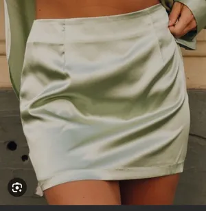 Daily Drills Silky Mini Skirt- Lagoon thumbnail 1
