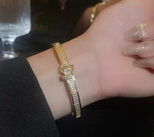 Gold Style Snake Butterflies Bracelet thumbnail 1