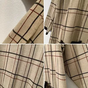 Vintage Old‎ Money Sweater Small 90s Plaid Preppy English Countryside Academia thumbnail 5