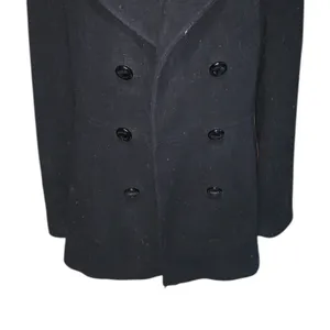 Calvin Klein Black Wool Blend Peacoat for Size Woman’s 8 thumbnail 2