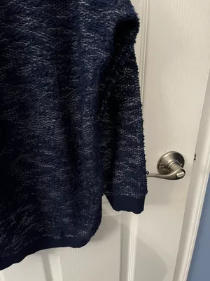 Navy Blue Hi Lo Tunic Top In Size XL thumbnail 5