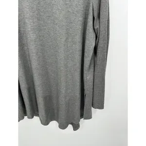 LOGO Lori Goldstein Tunic Women 2X Gray‎ Asymmetrical Sweatshirt Pullover HJ19 thumbnail 3