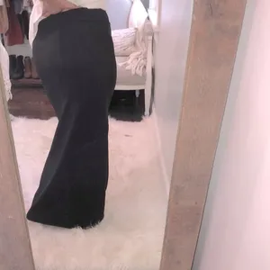 Boston Proper size small blue maxi skirt w/slit thumbnail 3