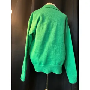 Noracora Green Button Up Cardigan Sweater Polo Collar Size S thumbnail 8