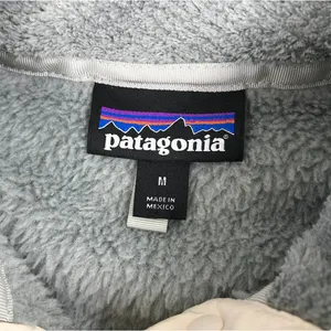 PATAGONIA Re-Tool Snap-T Fleece Pullover Women M Gray Outdoor Travel Timeless thumbnail 9
