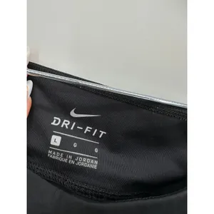Nike Womens Black Dri-FIT Cropped‎ Mesh Leggings Sz L Workout Gym Running ER16 thumbnail 6