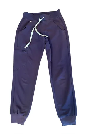 FIGS Zamora Joggers Scrub Bottoms Purple Shadow Womens Size XXS Petite thumbnail 1