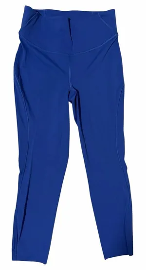 Lululemon Base Pace High-Rise Crop 23" Blue‎ Leggings Women's Size 8 thumbnail 1