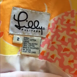 Vintage Lilly Pulitzer Sunrise Pina Colada Shift Dress Pineapple Print Size 2 thumbnail 5