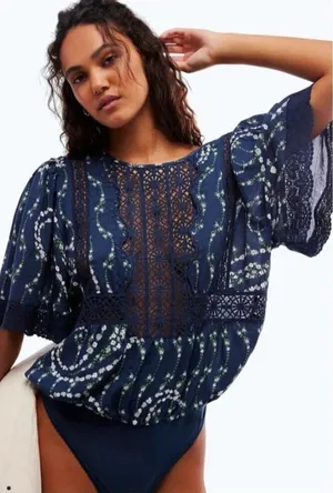 Free People Intimately Bali Tate Bodysuit thumbnail 1
