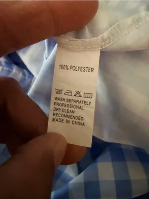 Smocked Gingham Maxi Dress with Ruffle Straps - Light Blue, length 52" thumbnail 4