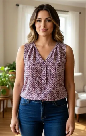 *30off3* NWOT. Ann Taylor blouse with 2 pockets‎ & buttons​ thumbnail 1