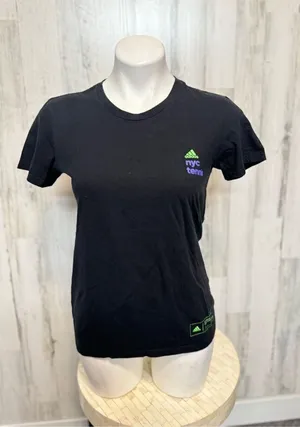 Adidas black shirt thumbnail 1
