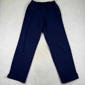Jaanuu Blue Straight Leg Scrub Pants Small Elastic Waist Performance Stretch thumbnail 1