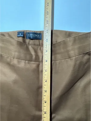 Carlisle Collection Women's Brown Dress Pants Size 6 thumbnail 4