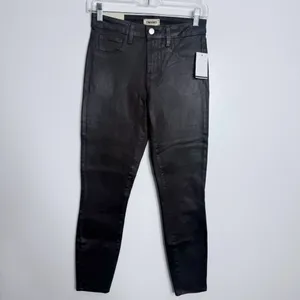 NWT L'agence‎ Margot High Rise Skinny Greystone Coated Jean Size 26 Minimalist thumbnail 2