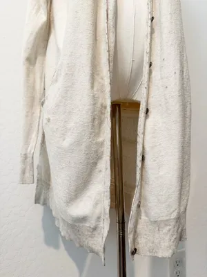 Free People Back To You Longline Duster Cardigan Embroidered Boho Crochet Casual thumbnail 5