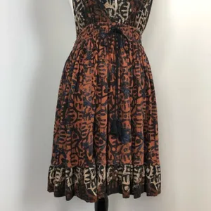 Free People Beach Day Open Back Halter Mini Dress In Black Medium thumbnail 7