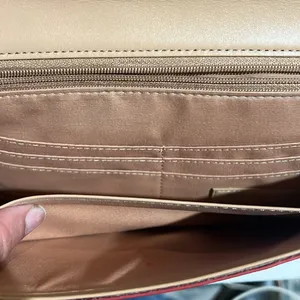 Nordstrom red Crossbody purse clutch thumbnail 6