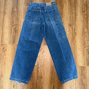 90s Canyon River Blues Carpenter Jeans Wide Leg Medium Wash Blue Denim 28x30 vtg thumbnail 2