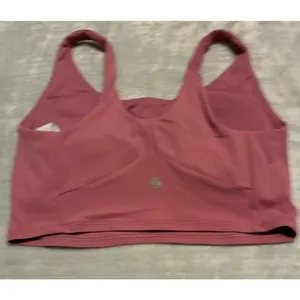 Lululemon Nulu Front-Darting Yoga Bra B/C Cup Pink Blossom Sz 6 thumbnail 5