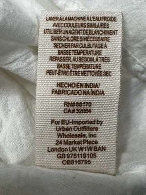 Free People White Off-Shoulder Embroidered Mini Dress Size XS thumbnail 12
