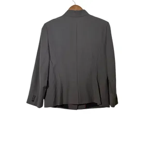 Nordstrom Collection Classic One‑Button Blazer · Wool Blend · Size 14 · Brown thumbnail 4