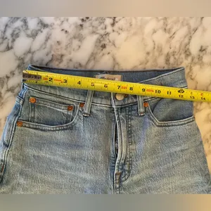 EUC Madewell Curvy Perfect Vintage Wide-Leg Cropped Jeans Sz 24 Broken Zipper thumbnail 7