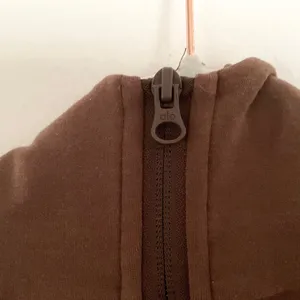 Alo Yoga Sway Full Zip Hoodie Brownstone XS thumbnail 10